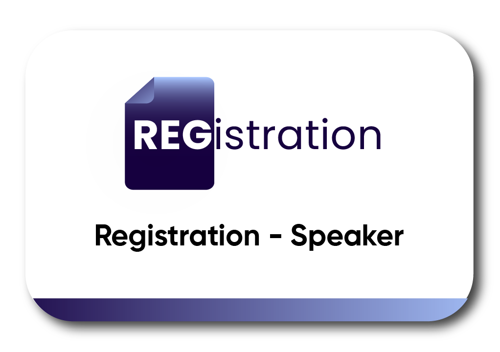 Registration - Speakers