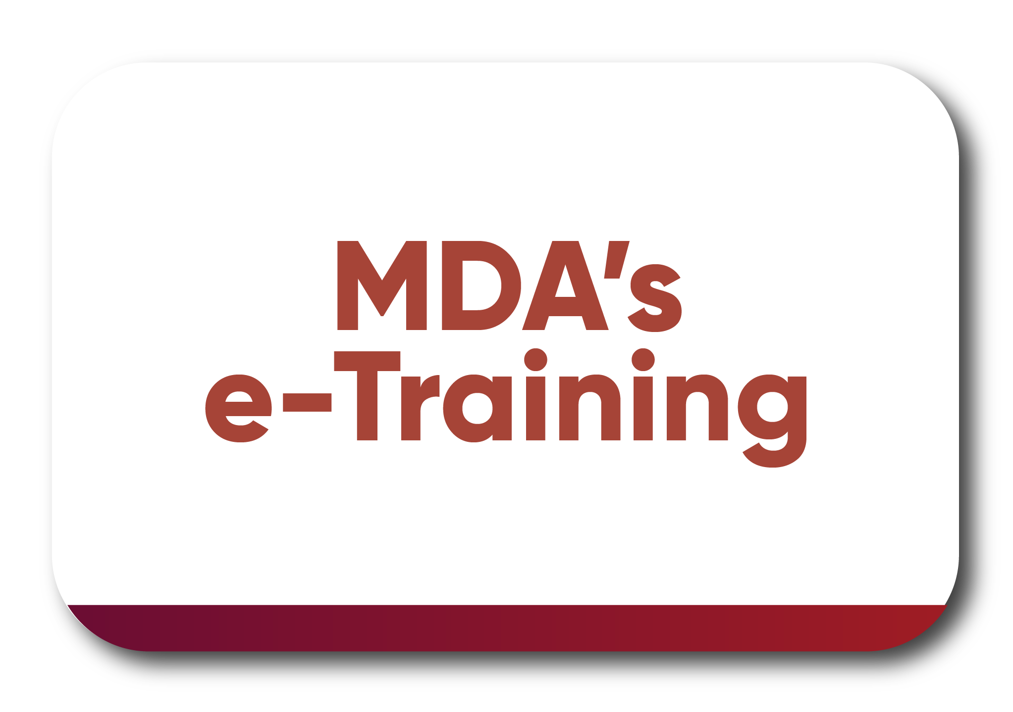 MDA e-Training